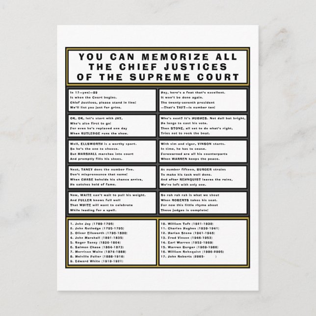 Tribunal Supremo Cartão postal Funny Chefe de Just (Frente)