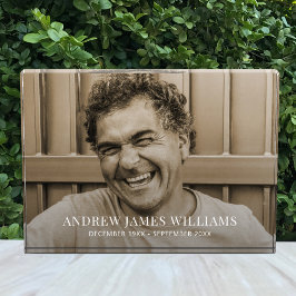 Tributação Memorial de Foto Personalizada