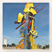 Tributo à Porta copos de Vidro do Voluntariado