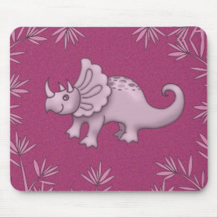 Tricerátopo Grito Dinossauro Mousepad