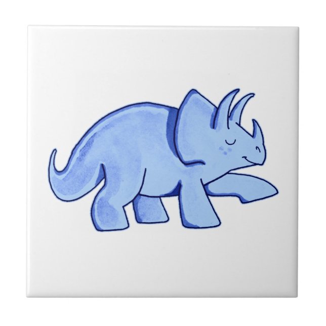 Triceratops azul (Frente)