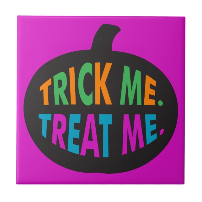 Trick Me Tratar, Halloween Multi-Color (Frente)
