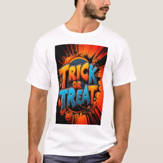 Trick Ou Tratar Camisa De Halloween