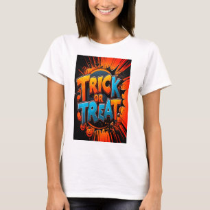Trick Ou Tratar Camisa De Halloween