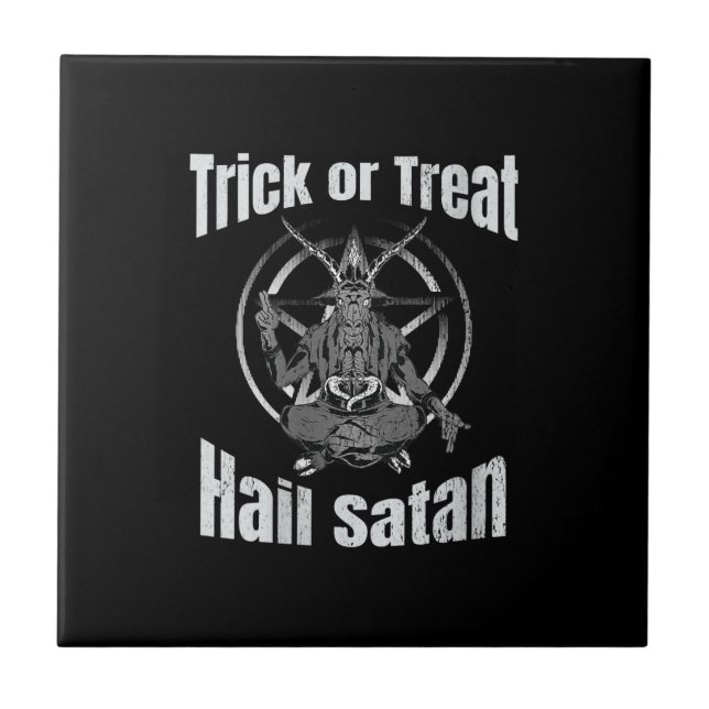 Trick ou Tratar Granizo Satanás Pentagram (Frente)