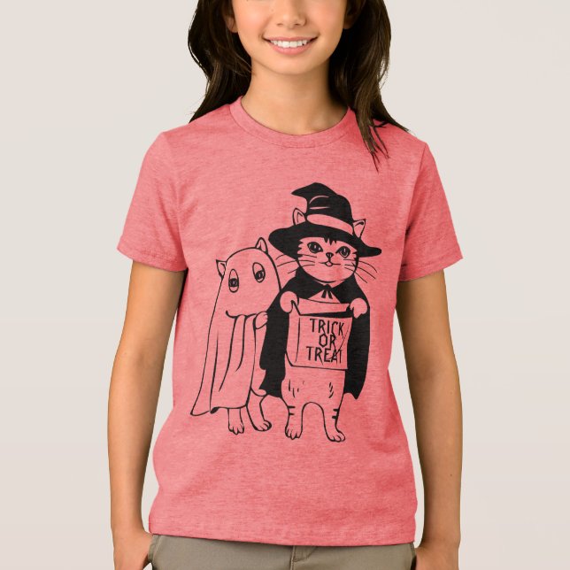 Trick ou Tratar o Fantasma da Bruxa de Halloween (Frente)