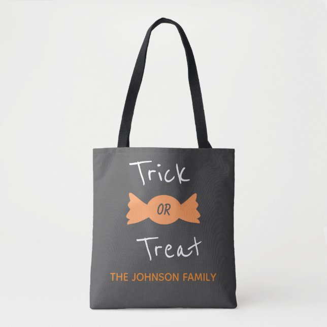 Trick ou trate a bolsa do Dia das Bruxas (Frente)