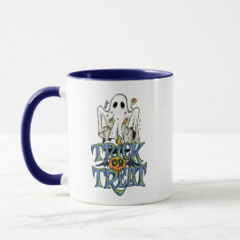 Trick Ou Trate A Caneca De Café De Halloween