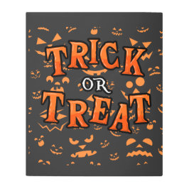Trick ou Treine a Arte de Muro de Metal Halloween