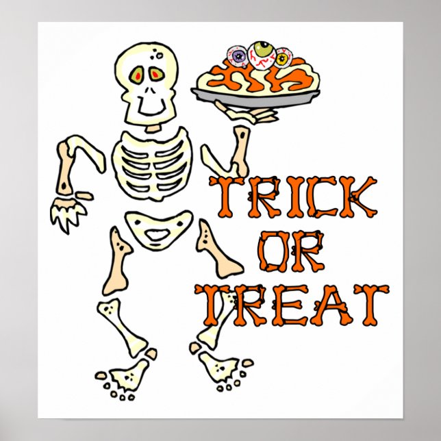 Trick ou Treine poster (Frente)