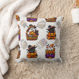 Tricky or Treat Ghost Almofada de Arremesso