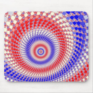 Tricolor Roundalls Mousepad