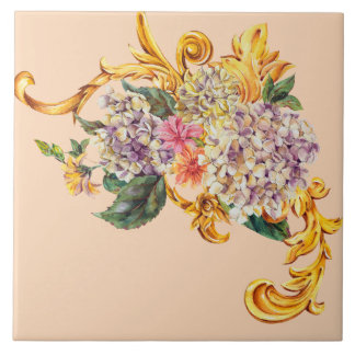 Trigo, Buquê de Flor, Azulejo cerâmico