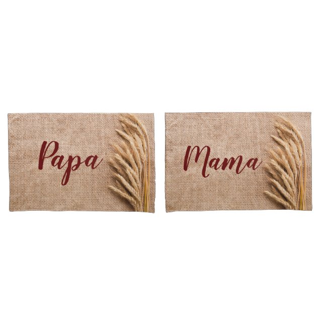 Trigo de Capas personalizado no Burlap Sack Cou (Frente - conjunto)