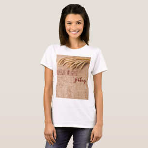 Trigo personalizado para camiseta comercial no sac