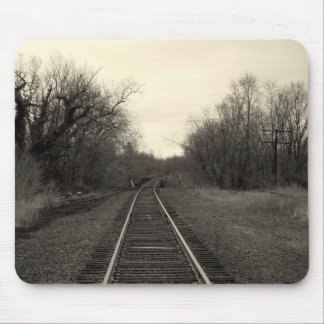 Trilhas de estrada de ferro B&W Mousepad