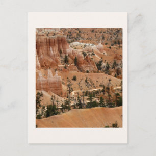 Trilhas do cartão postal do Bryce Canyon