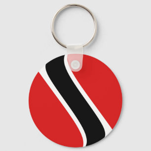 Trinidad e Tobago Fisheye Flag Chaveiro