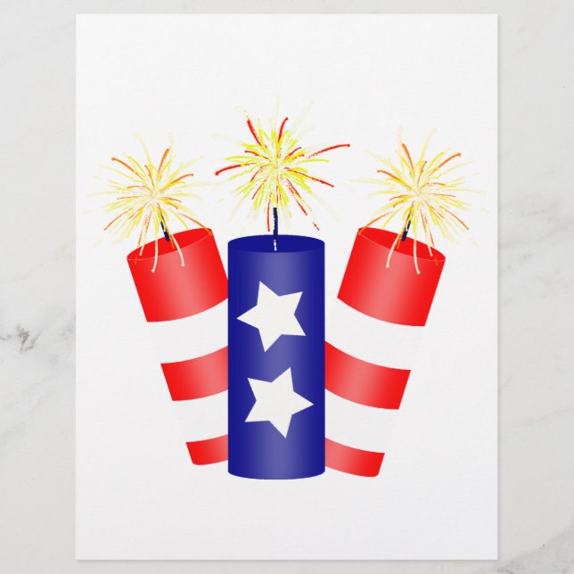 Trio de Firecrackers para o dia 4 de julho (Frente)