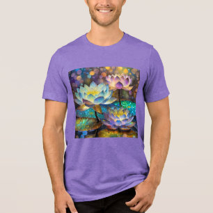 Trio de Flores de Lótus Brilhantes