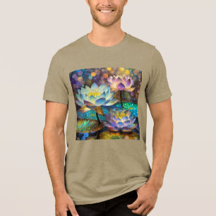 Trio de Flores de Lótus Brilhantes
