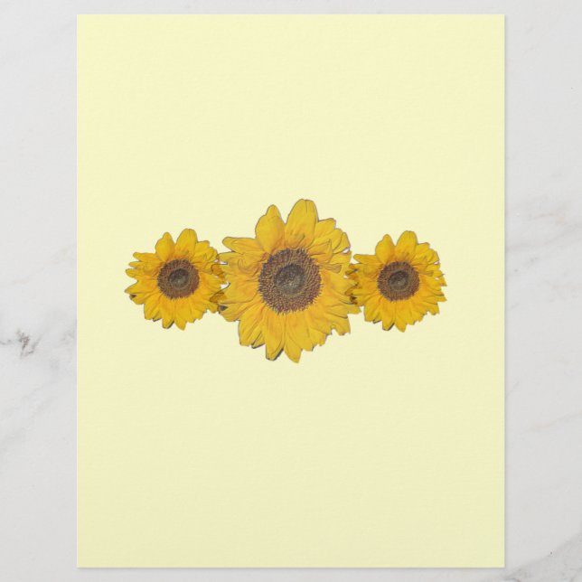 trio de girassol (Frente)