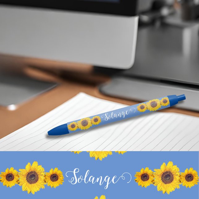 Trio de girassol n.o 4 - caneta de tinta preta per (Criador carregado)