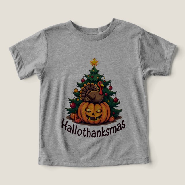 Trio Hallothanksmas: Abóbora, Peru & Natal (Design frontal)