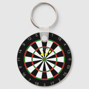 Triple Triple 20 Dart Board Chaveiro