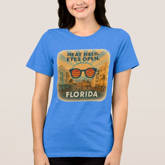 Triplend Miami Tee | Tee de força suave (Frente)