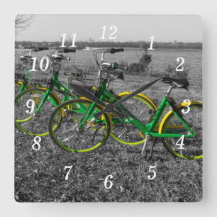 Triplets de Bike Selecionar Relógio de Parede de C