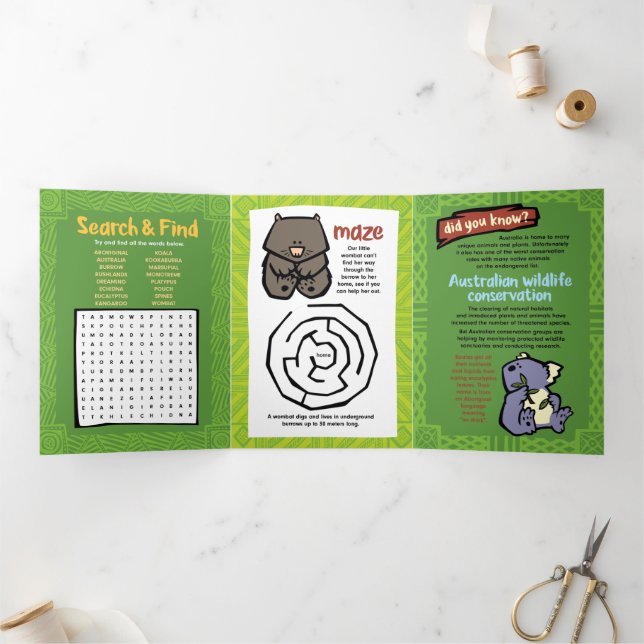 Triplicação do Cartão de Saudação Echidna Quebra-c (Dentro)