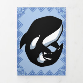 Triplicação do Cartão de Saudação Orca de Willife