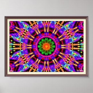 Trippy Kaleidoscópio - Poster