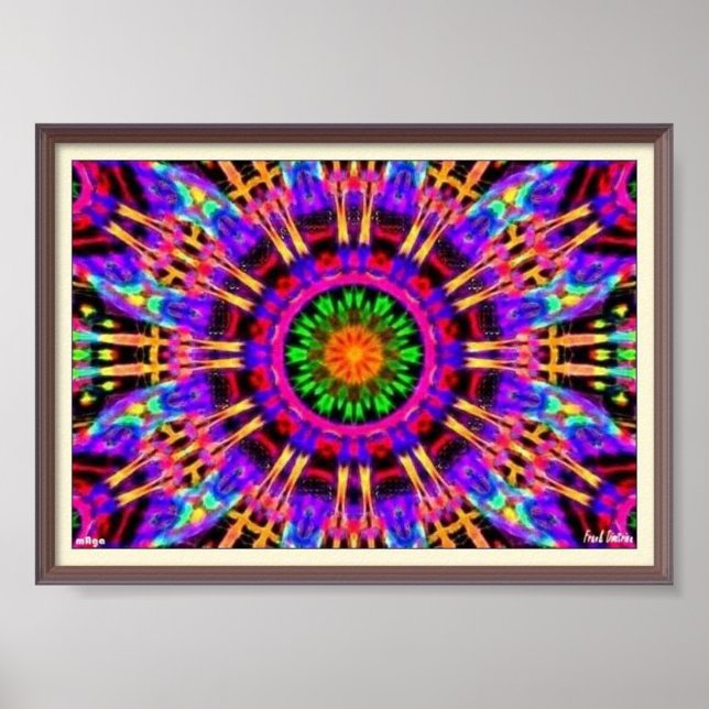 Trippy Kaleidoscópio - Poster (Frente)