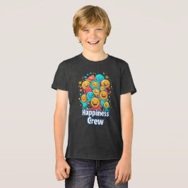 Tripulação da Felicidade - Camiseta Justa Smiley S