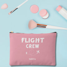 Tripulação de Voo Rosa e Branco Despedida de Solte