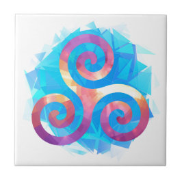 Triskel bretão brilhante