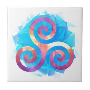 Triskel bretão brilhante