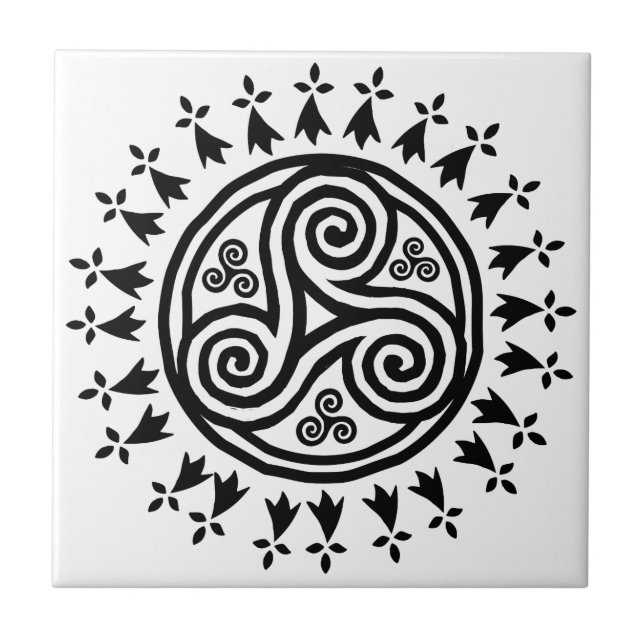 Triskel & hermines bretães (Frente)