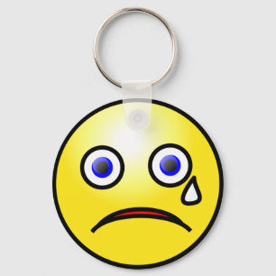 Triste Chaveiro de Rosto Chorando