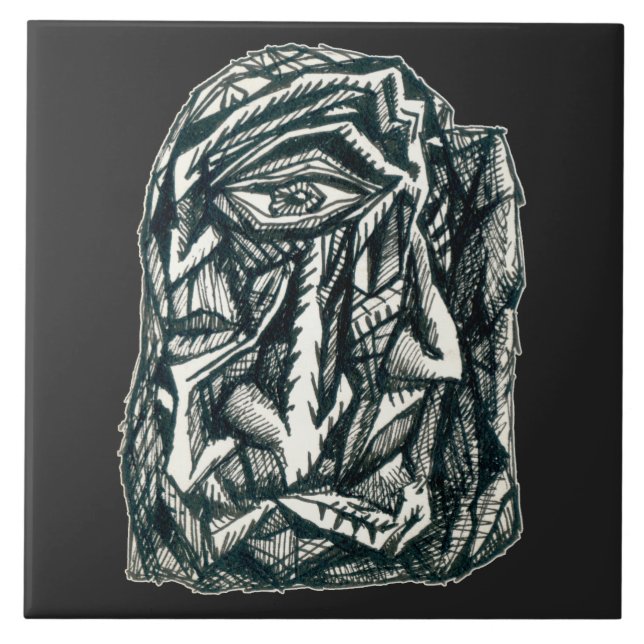 Triumvirato, desenho a tinta (Frente)