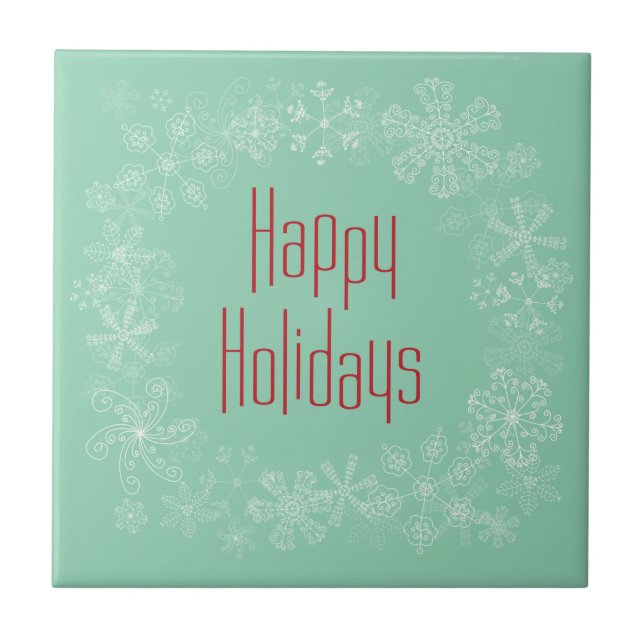 Trivet de férias retrô (Frente)