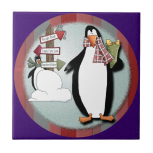 Trivet do Azulejo dos Pinguins