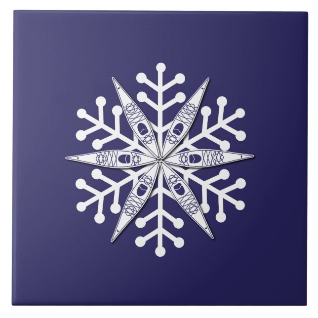 Trivet Kayak Snowflake (Frente)