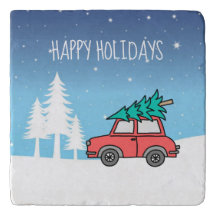 Trivet Marble Stone, Feriados de Árvore de Natal