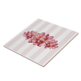 Trivet - Plumeria Rosa