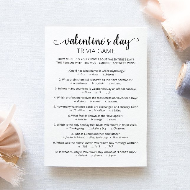 Trivia dia de os namorados com Cartão de Jogo de R (Criador carregado)