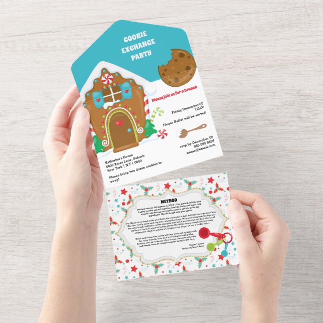 Troca de biscoitos de casinha com cartão de receit (Tearaway)