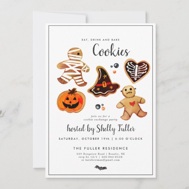 Troca de Biscoitos | Festa de Confeitaria de Hallo (Frente)